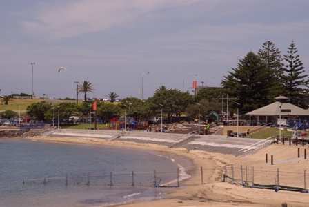 Close to completion, Wollongong Harbour
